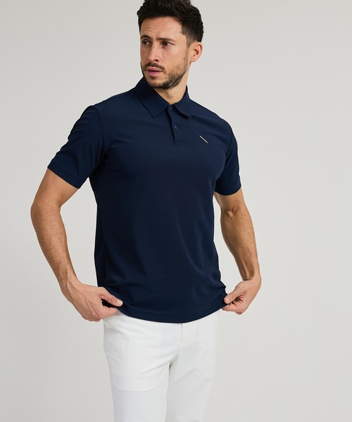Saturdays Golf(サタデーズゴルフ)の「36G Pique SS Polo(ポロシャツ・メンズ・ホワイト/ネイビー/ブラック・L/M/S/XL)」の11枚目の写真