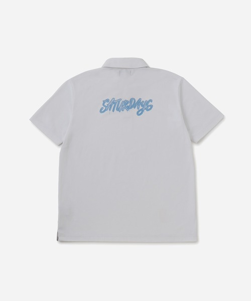 Saturdays Golf(サタデーズゴルフ)の「36G Pique SS Polo(ポロシャツ・メンズ・ホワイト/ネイビー/ブラック・L/M/S/XL)」の12枚目の写真