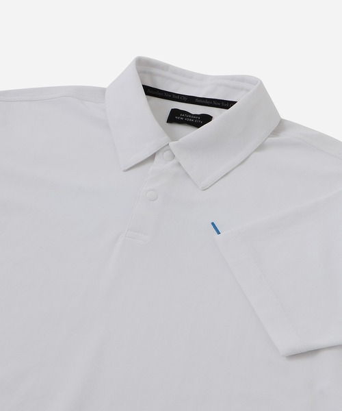 Saturdays Golf(サタデーズゴルフ)の「36G Pique SS Polo(ポロシャツ・メンズ・ホワイト/ネイビー/ブラック・L/M/S/XL)」の13枚目の写真