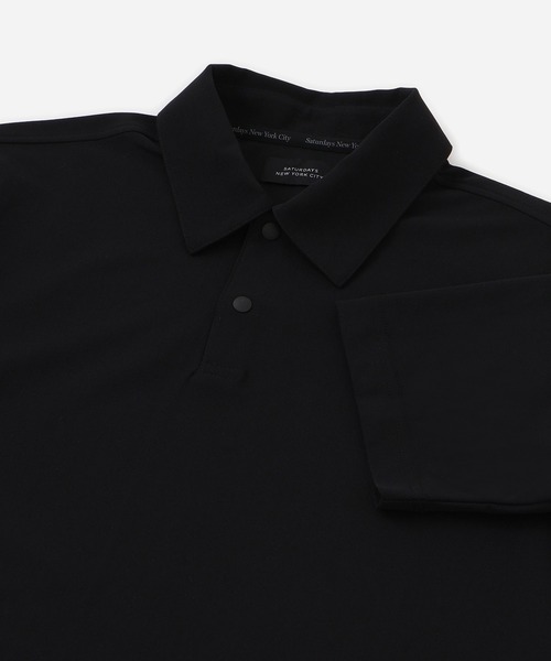 Saturdays Golf(サタデーズゴルフ)の「36G Pique SS Polo(ポロシャツ・メンズ・ホワイト/ネイビー/ブラック・L/M/S/XL)」の18枚目の写真