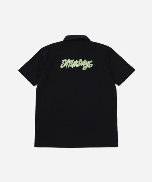 Saturdays Golf(サタデーズゴルフ)の「36G Pique SS Polo(ポロシャツ・メンズ・ホワイト/ネイビー/ブラック・L/M/S/XL)」の17枚目の写真