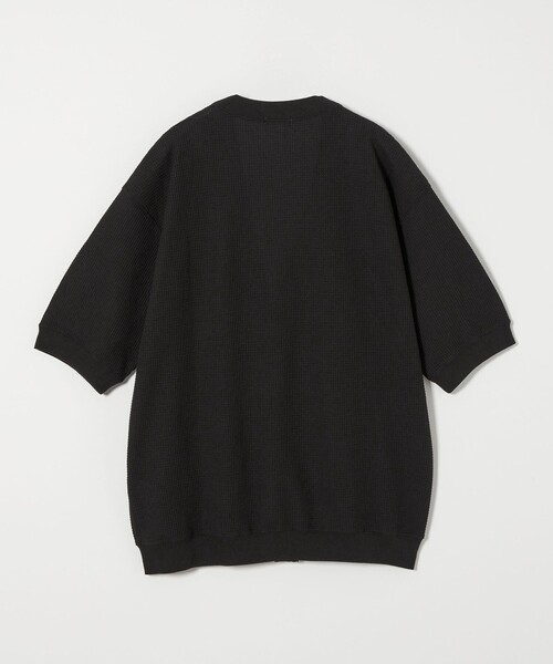 BEAUTY&YOUTH UNITED ARROWS（ビューティーアンドユースユナイテッドアローズ）の「【WEB限定】グリッド エアーワッフル ハーフスリーブ Vカーディガン（カーディガン/ボレロ・メンズ・オフホワイト/ブラック/ライトブルー・S/M/L）」の22枚目の写真