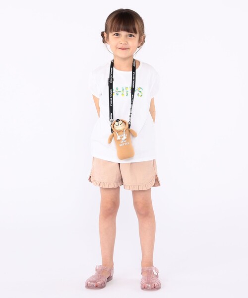 SHIPS（シップス）の「SHIPS KIDS:100～130cm / ガーリー 刺繍 ロゴ Tシャツ（Tシャツ/カットソー・キッズ・オレンジ/オフホワイト/ラベンダー・100/110/120/130）」の21枚目の写真