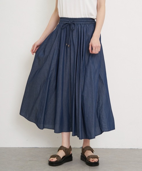 ikka（イッカ）の「【雑誌InRed6月号掲載】コットンボリュームペチ付きスカーチョ【親子コーデ】（その他パンツ・レディース・チャコールグレー/グリーン/ネイビー/ベージュ/モカ・S/M/L）」の18枚目の写真