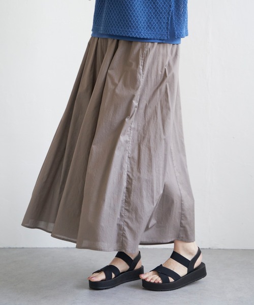 ikka（イッカ）の「【雑誌InRed6月号掲載】コットンボリュームペチ付きスカーチョ【親子コーデ】（その他パンツ・レディース・チャコールグレー/グリーン/ネイビー/ベージュ/モカ・S/M/L）」の21枚目の写真