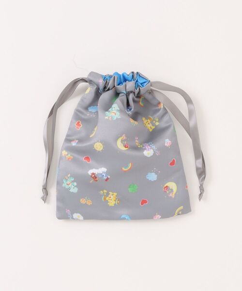 PAGEBOY（ページボーイ）の「【ケアベア×PAGEBOY】リバーシブル巾着（ポーチ・レディース・ブラック/オフホワイト/グレー・FREE）」の14枚目の写真