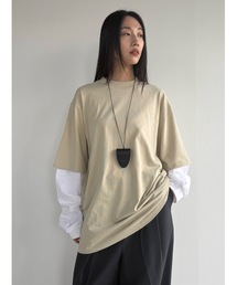 Didot.showroom（ディドット ショールーム）の「【DIDOT.】レイヤードビッグロンT（Tシャツ/カットソー）」