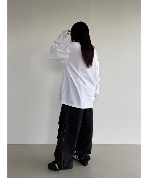 tシャツ 「DIDOT.」レイヤードビッグロンT レディース メンズ セール】【DIDOT.】レイヤードビッグロンT（Tシャツ/カットソー