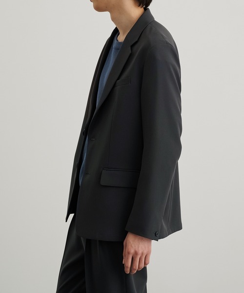 PUBLIC TOKYO（パブリックトウキョウ）の「〈セットアップ対応〉GRトロピカルスリムジャケット（セットアップ・メンズ・ダークグレー/ブラック/ライトブラウン・1/2/3）」の15枚目の写真