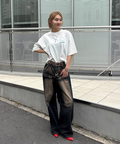 TOKYOGIRL（トーキョーガール）の「WEB限定/2サイズ【TOKYOGIRL/東京ガール】ロゴTEE（Tシャツ/カットソー・レディース・ブラック/ホワイト/ネイビー・MEDIUM/LARGE）」の10枚目の写真