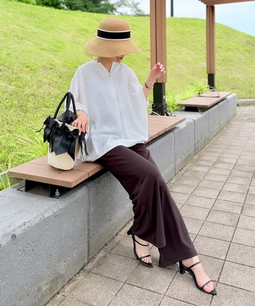 キーネックシアードルマンオーバーシャツ Emma Taylor