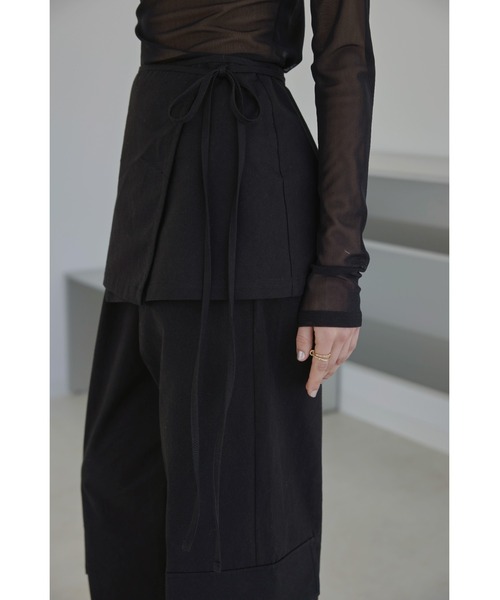 ALEXIA STAM（アリシアスタン）の「Cargo Pants With Skirt /スカート付きカーゴパンツ（カーゴパンツ・レディース・ピンク/ベージュ/ブラック・M/S）」の9枚目の写真