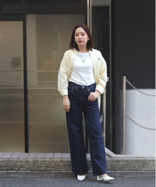 Levi's(リーバイス)の「Levi's(リーバイス)「RIBCAGE」ワイドレッグ(デニムパンツ・レディース・ノンウォッシュ・26inch/25inch/24inch/27inch)」の15枚目の写真