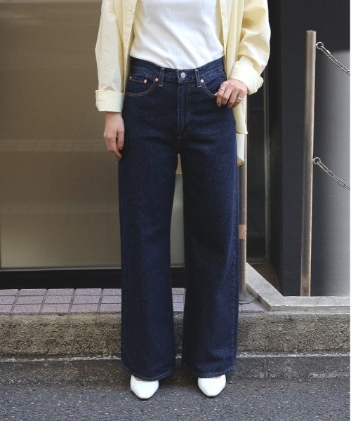 Levi's(リーバイス)の「Levi's(リーバイス)「RIBCAGE」ワイドレッグ(デニムパンツ・レディース・ノンウォッシュ・26inch/25inch/24inch/27inch)」の13枚目の写真