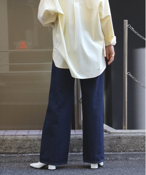 Levi's(リーバイス)の「Levi's(リーバイス)「RIBCAGE」ワイドレッグ(デニムパンツ・レディース・ノンウォッシュ・26inch/25inch/24inch/27inch)」の11枚目の写真