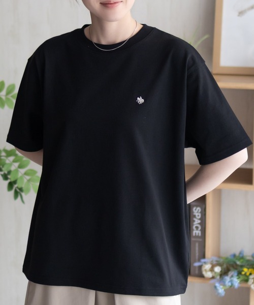 POLO BCS(ポロ ビーシーエス)の「POLO BCS ワンポイントサークルTシャツ(Tシャツ/カットソー・レディース・オートミール/ブラック/グレイッシュベージュ・M/L)」の15枚目の写真