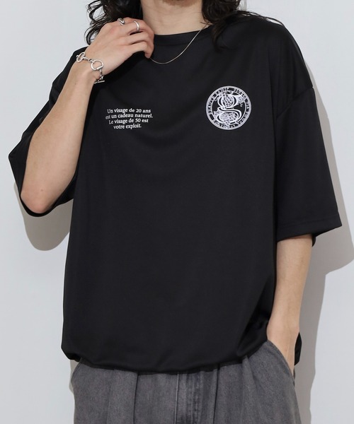 Growth by in the attic(グロウスバイインジアティック)の「Growth by in the attic Quick Dry 半袖Tシャツ(Tシャツ/カットソー・メンズ・ブラック/ライトグレー/ホワイト・L/M)」の7枚目の写真