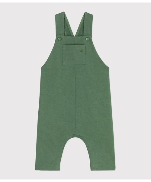 PETIT BATEAU（プチバトー）の「サロペット（サロペット/オーバーオール・キッズ・グリーン/ネイビー・12MONTH/18MONTH/24MONTH/36MONTH）」の5枚目の写真
