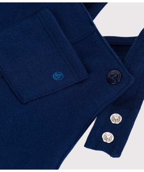PETIT BATEAU（プチバトー）の「サロペット（サロペット/オーバーオール・キッズ・グリーン/ネイビー・12MONTH/18MONTH/24MONTH/36MONTH）」の11枚目の写真
