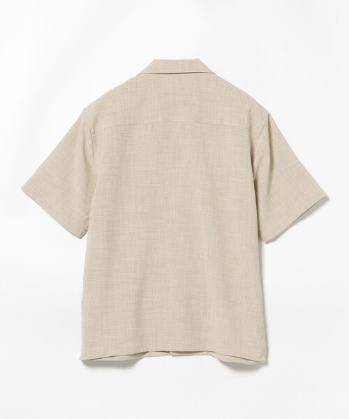 BEAMS HEART(ビームスハート)の「ポリメランジ オープンカラーシャツ(吸水速乾)(シャツ/ブラウス・メンズ・ベージュ/ネイビー/カーキ・SMALL/MEDIUM/LARGE)」の14枚目の写真