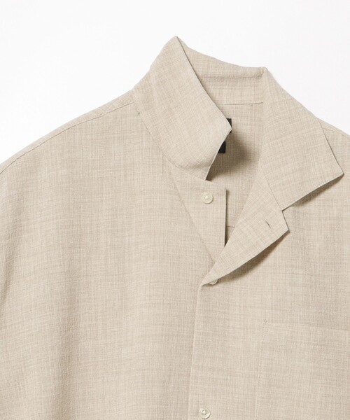 BEAMS HEART（ビームスハート）の「ポリメランジ オープンカラーシャツ（吸水速乾）（シャツ/ブラウス・メンズ・ベージュ/ネイビー/カーキ・SMALL/MEDIUM/LARGE）」の15枚目の写真