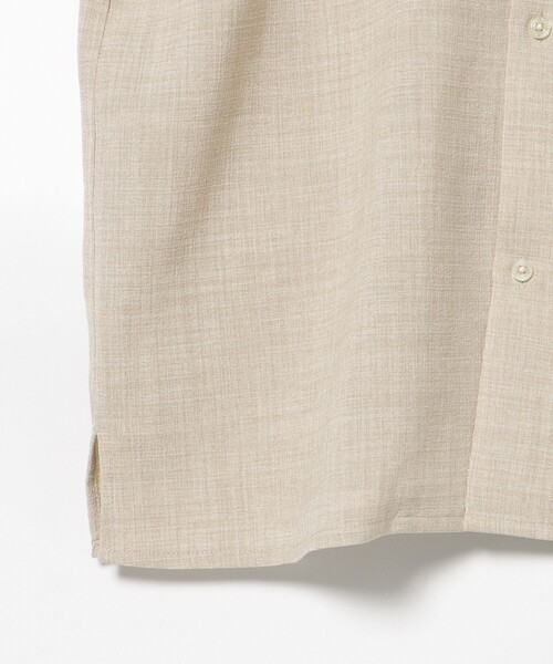 BEAMS HEART（ビームスハート）の「ポリメランジ オープンカラーシャツ（吸水速乾）（シャツ/ブラウス・メンズ・ベージュ/ネイビー/カーキ・SMALL/MEDIUM/LARGE）」の17枚目の写真