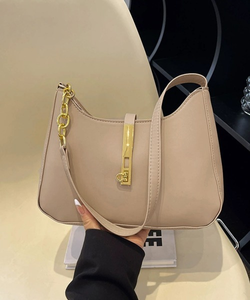 Miniministore(ミニミニストア)の「ワンショルダーバッグホーボーバッグお洒落(ショルダーバッグ・レディース・ブラック/ダークブラウン/ベージュ/シルバー/アイボリー/キャメル・FREE)」の19枚目の写真