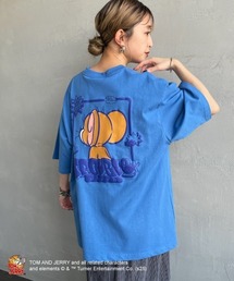 【WEB限定】[SEQUENZ/シークエンズ] トムとジェリー 発泡バックプリント  ショートスリーブTシャツ