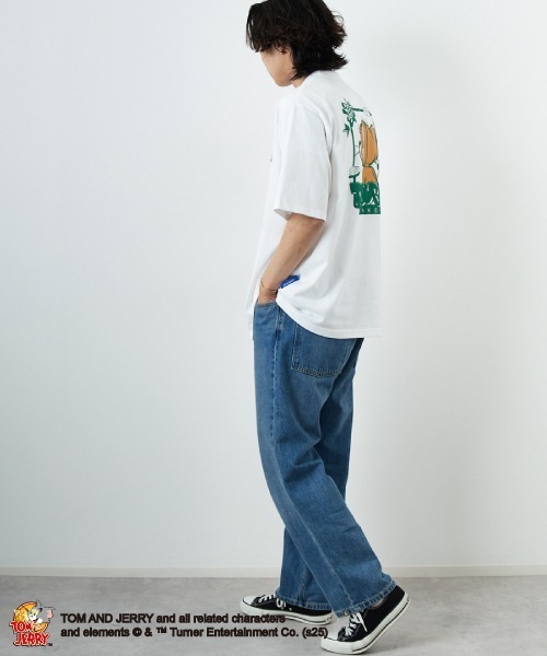 WEB限定】[SEQUENZ/シークエンズ] トムとジェリー 発泡バックプリント