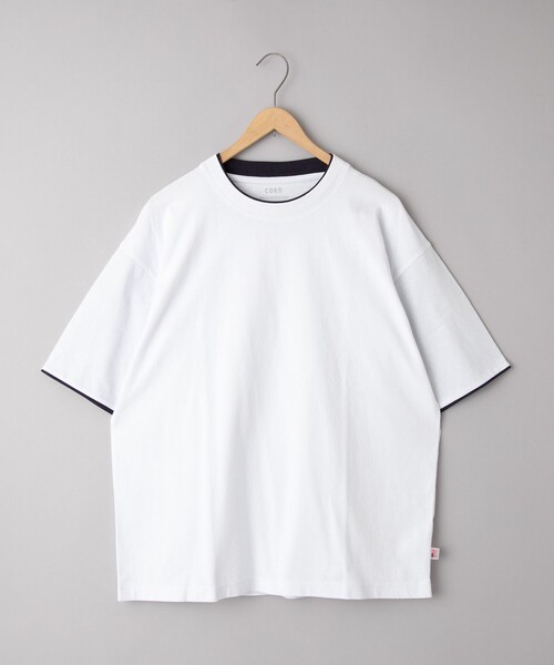 coen(コーエン)の「USAコットンレイヤードライクTシャツ(Tシャツ/カットソー・メンズ・ダークグレー/ホワイト/オリーブ・S/M/L/XL)」の17枚目の写真