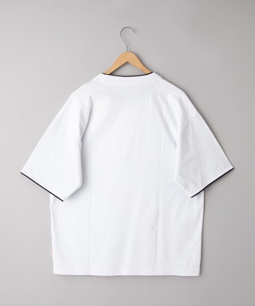 coen(コーエン)の「USAコットンレイヤードライクTシャツ(Tシャツ/カットソー・メンズ・ダークグレー/ホワイト/オリーブ・S/M/L/XL)」の19枚目の写真