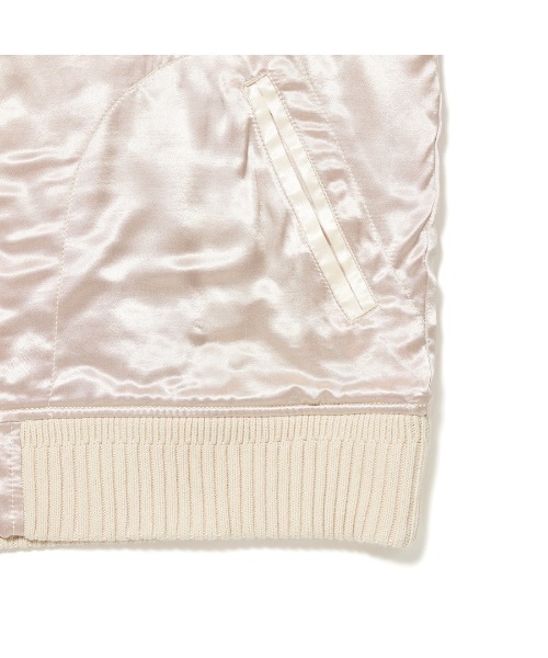 ☆STUDIO SEVEN☆スタジオ セブン サテンスタジャン ベージュM