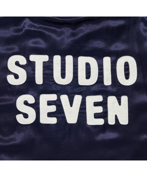 Satin Stadium Jacket【STUDIOSEVEN/スタジオセブン】（ブルゾン