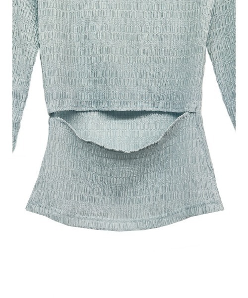 tシャツ wrinkle shirring sheer tops レディース セール】wrinkle shirring sheer tops（Tシャツ/カットソー