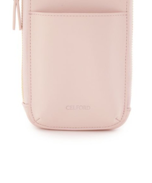 CELFORD ピンク スタッズ ショルダーバッグ レディース