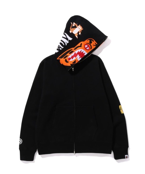 A BATHING APE エイプ　パーカー　ワンポイント　サイドライン　XL A BATHING APE エイプパーカーワンポイントサイドラインXL