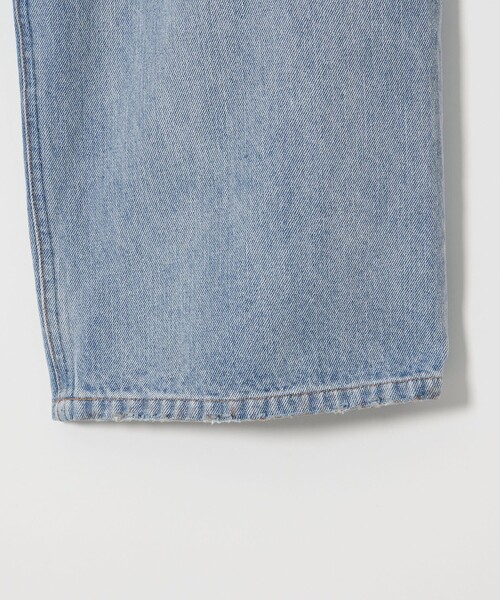 monkey time ディストレスト ライトオンス デニム バギー パンツ M MONKEY TIME（モンキータイム）の「ディストレスト ライトオンス