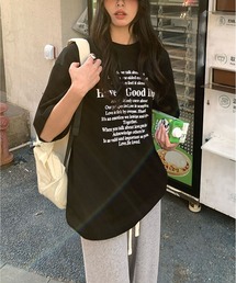 メッセージプリントカットソー セール】メッセージプリントTシャツ（Tシャツ/カットソー