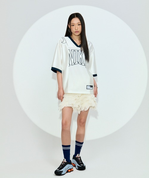 NIKE（ナイキ）の「ナイキ ショックス R4 ウィメンズシューズ / Nike Shox R4 Women's Shoes AR3565-401 Blue Tint（スニーカー・レディース・ブルー系その他・23/23.5/24/24.5/25/25.5/26/26.5/27/27.5/28）」の8枚目の写真