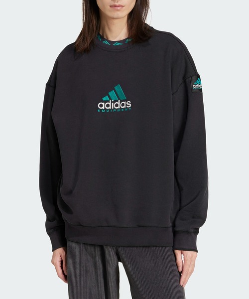 超可爱 ウォッシュ EQT クルーネックスウェット トレーナー / トップス