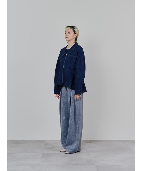 DOLLUPOOPS（ドールアップウップス）の「ペプラムデニムジャケット（デニムジャケット・レディース・ネイビー/ブルー・38）」の17枚目の写真