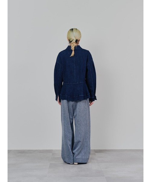 DOLLUPOOPS（ドールアップウップス）の「ペプラムデニムジャケット（デニムジャケット・レディース・ネイビー/ブルー・38）」の19枚目の写真
