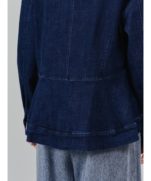 DOLLUPOOPS（ドールアップウップス）の「ペプラムデニムジャケット（デニムジャケット・レディース・ネイビー/ブルー・38）」の15枚目の写真