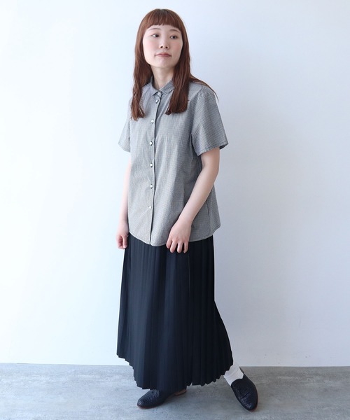 bulle de savon(ビュルデサボン)の「△itsumo カド衿半袖シャツ(シャツ/ブラウス・レディース・ホワイト/その他・FREE)」の20枚目の写真