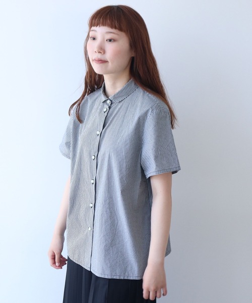 bulle de savon(ビュルデサボン)の「△itsumo カド衿半袖シャツ(シャツ/ブラウス・レディース・ホワイト/その他・FREE)」の13枚目の写真