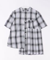 ズッカ　チェックドッキング　トップス　ゆったり セール】チェックドッキング/シャツ / S（シャツ/ブラウス