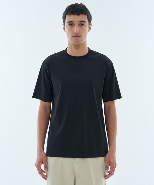 ESTNATION（エストネーション）の「ESTNATION / ハイバックネックカットソー＜ディオラマ＞（Tシャツ/カットソー・メンズ・ブラック/ホワイト・SMALL/MEDIUM/LARGE/X-LARGE）」の17枚目の写真