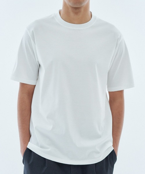 ESTNATION（エストネーション）の「ESTNATION / ハイバックネックカットソー＜ディオラマ＞（Tシャツ/カットソー・メンズ・ブラック/ホワイト・SMALL/MEDIUM/LARGE/X-LARGE）」の13枚目の写真