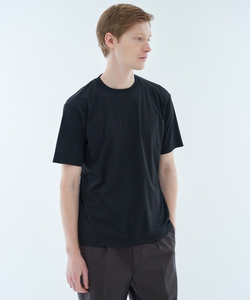 ESTNATION（エストネーション）の「ESTNATION / ハイバックネックカットソー＜ディオラマ＞（Tシャツ/カットソー・メンズ・ブラック/ホワイト・SMALL/MEDIUM/LARGE/X-LARGE）」の22枚目の写真