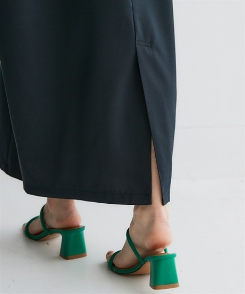 nissen（ニッセン）の「二の腕華奢見えカバータックワンピース（防しわ・ストレッチ）＜大きいサイズ有＞（ワンピース・レディース・ブラック/ブルー/オレンジ・S/M/L/LL/3L）」の15枚目の写真